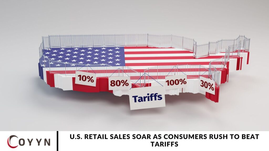 U.S. Retail Sales Soar as Consumers Rush to Beat Tariffs